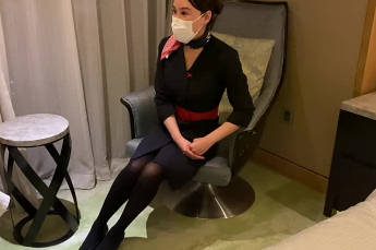 Dating a temperamental stewardess – a gentle beast