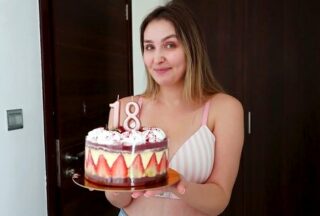 Mom’S Stepson Congratulated Her Birthday And Gave Sex