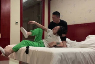 Young lady in green pants – Teddy