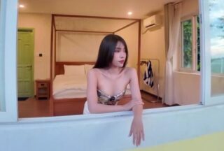 Wild heat waves under the sunset in the countryside