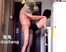 Black silk OL slut is full of water-91 rabbit