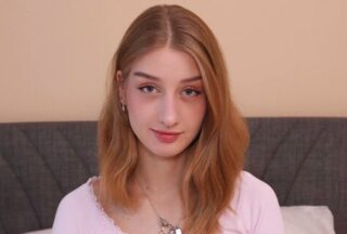 A skinny girl framed tight anal for a strong dick