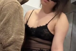 My sister-in-law is a woman who can be elegant in public and capable in the kitchen; her passionate lovemaking while wearing a black halter top and veil must have brought her happiness.